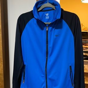 Nike blue track jacket